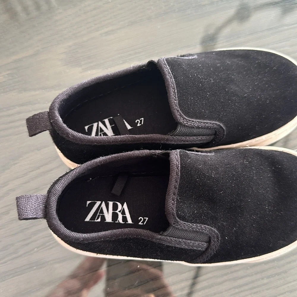 Zara velour shoes